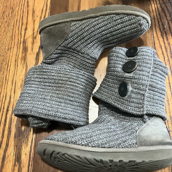 Ugg gray sweater boots - Picture 1 of 6